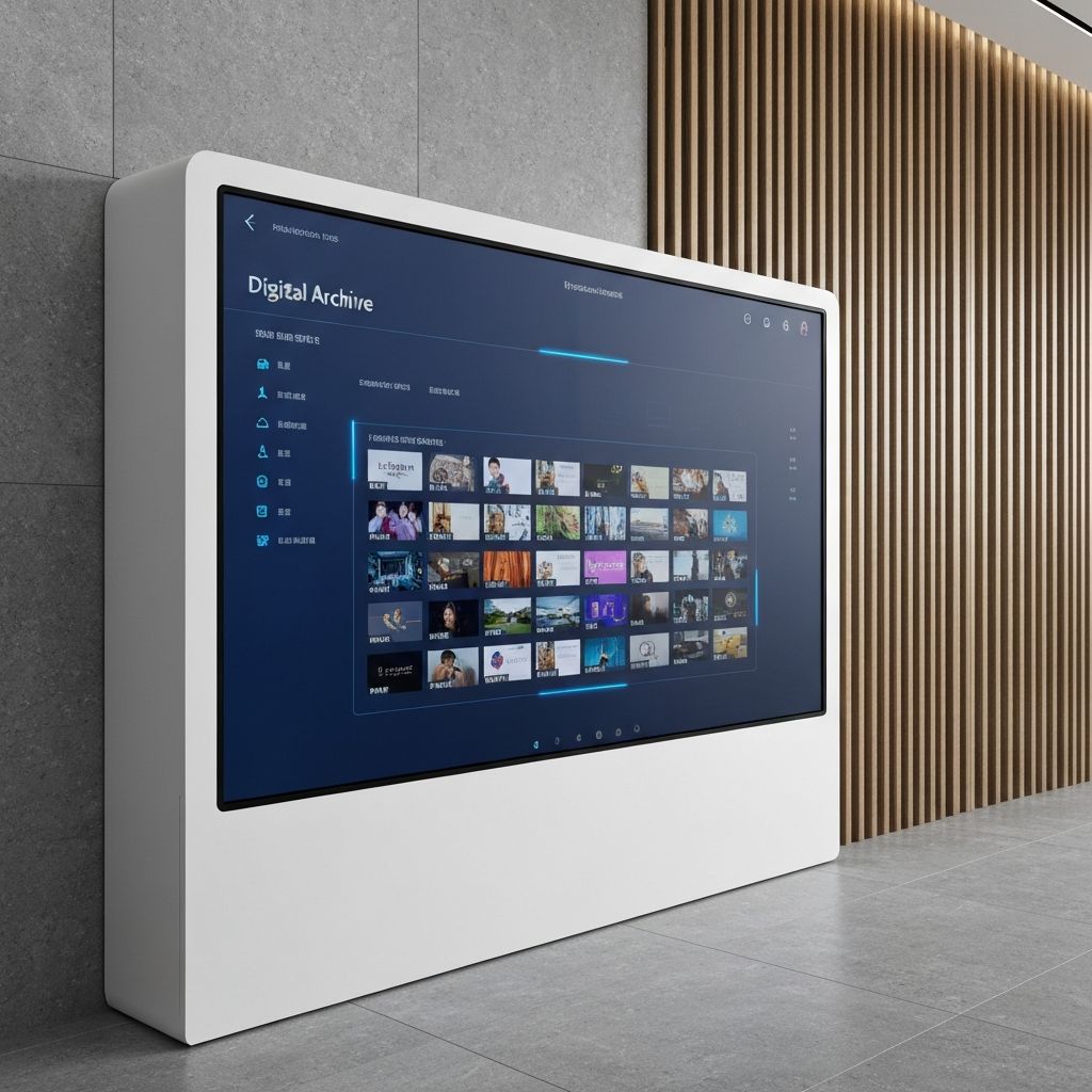 Digital Hall of Fame Touchscreen Display